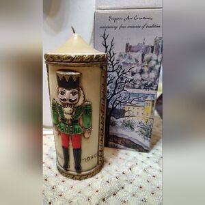 Emperor Art Creations nutcracker candle